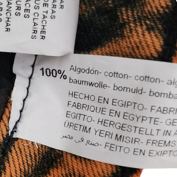 Zara Denim Skirt Womens Medium Orange Mini Bloggers Favorite Boho High-Rise NWOT - Picture 7 of 9